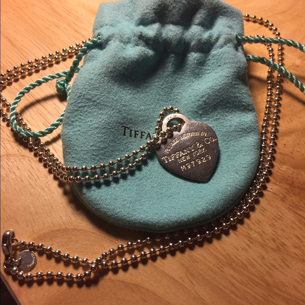 COPY - 100% Authentic Tiffany dog tag necklace